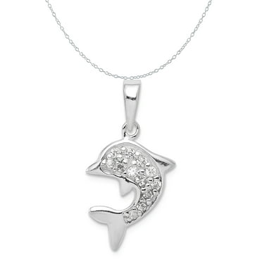 Sterling Silver Scorpion Pendant Necklace Diamond Cut Finish 3.53 Inhces 17 Grmas 